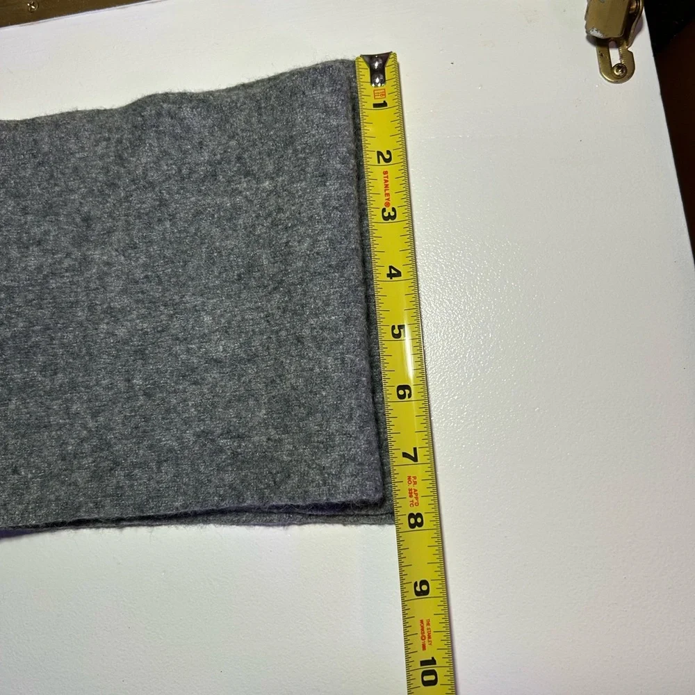 Gray Wool‎ Scarf